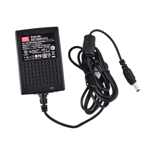 GST18U24-P1J 24V 0.75A 18W AC-DC Industrial Power Supply, VI Energy Efficiency, Wide Operating Temperature Range of -30℃ to 70℃, UL Certified, Three-Year Warranty for Use with Office Equipment