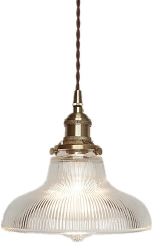 Suspension E27 lustre nordique en métal et verre épuré luminaire salon