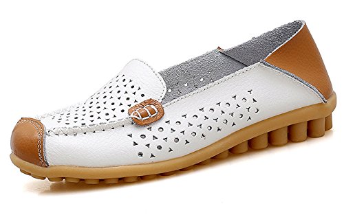 Image of VenusCelia Women's Floral Comfort Walking Flat Loafer