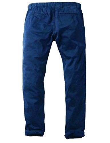 Image of Match Mens Regular-Fit Casual Flat Front Chino Pants