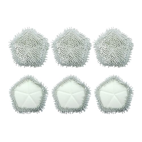 ���b�v�}�b�g�̃A�N�Z�T���[�B Xiaomi Dream Bot W10 & W10 Pro ������򃍃{�b�g�|���@�ƃ��b�v�A�N�Z�T���[�|���@���b�v�ƌ݊������� (Color : 6pcs)