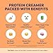 Salted Caramel Protein Coffee Creamer - Grass Fed Pasture Raised Collagen - Hair, Skin & Nail Support, Energy-Boosting MCTs, Keto Friendly, Lactose Free & Gluten Free, No Added Sugar, 11g of Protein