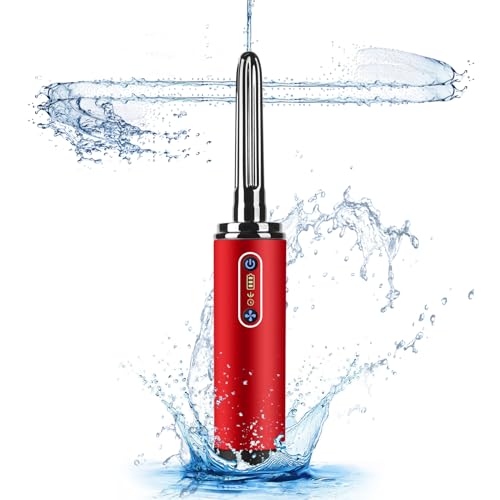 GVPIPYS Enema Anal Douche,Enemas-Douches for Men and Women Colon Cleanse,Electric Anal Cleaner Kit,Anti Backflow Shower Enema Bulb,Rotation-Spray Two Douching Modes,External Water Supply
