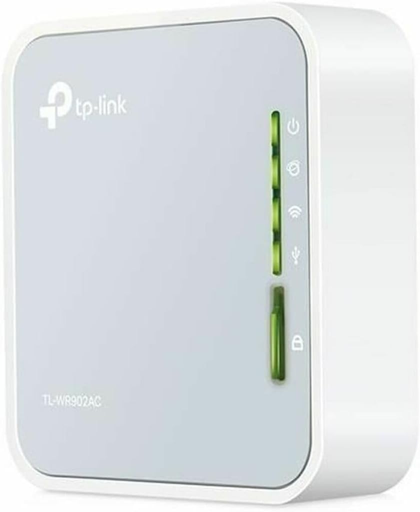 TP-Link AC750 Wireless Portable Nano Travel Router - WiFi Bridge/Range Extender/Access Point/Client Modes, Mobile in Pocket(TL-WR902AC) (Renewed)