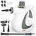 Dampfreiniger, Handdampfreiniger für das Haus Mehrzweck mit 12-teiligem Zubehör, 3 Bar Dampfdruck 350ML 1300W chemikalienfreier Dampfreiniger, Reinigung von Küche, Böden, Fliesen, Sofas(Weiß)
