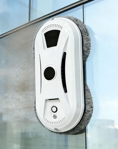 chenghuayu Orivo V9 Lave Vitre, 2800pa Aspiration Stable, Nettoyage Rapide, Nettoyage Automatique pour Vitres, Baies Vitrées, Miroirs Et Carrelage, Télécommande, Design Compact, Entretien Simple (V9)