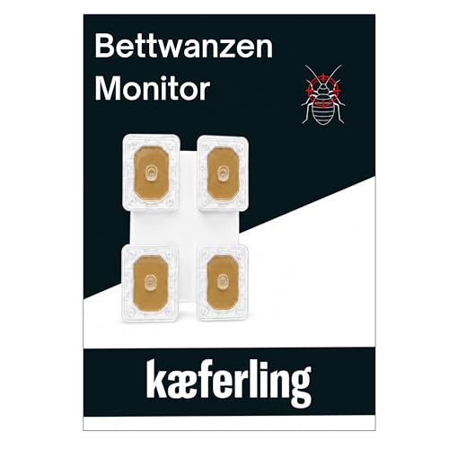 Catchmaster Bettwanzenfalle 4X - Bettwanzen Detektor für Befallermittlung - Geruchloser Detektor mit einzigartiger Anwendung - Bettwanzen Monitor zur Prävention