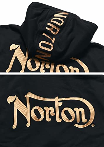 【2022秋冬 (ノートン) NORTON パーカー NORTONロゴ 刺繍プ