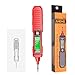 VD807 Smart Induction Tester Pen AC 12-300V Voltage Tester NCV Sensor Wire Detector 50/60Hz Professional Electrician Tool - with Box(Red)