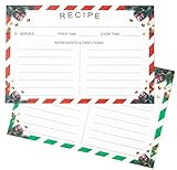 STANDARD 4x6 INCHES - Standard size makes it fit into regular recipe boxes and 8.5x11 recipe binders; the minimalist design offers plenty of room for complex recipes, and the "Notes" section is for your special notes. THICK CARD STOCK - It absorbs in...