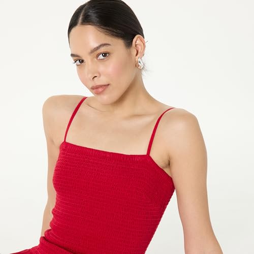 Image of The Drop Womens Florencia Smocked Bodice Linen Maxi Dress