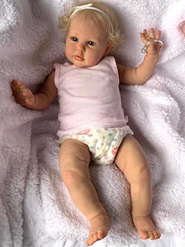 Muñeca Reborn Silicone Bebé Realista 24 Pulgadas miniatura 4
