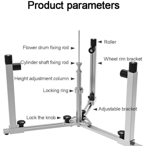 Soporte de tejido for ruedas de bicicleta para centrar llantas y radios 7