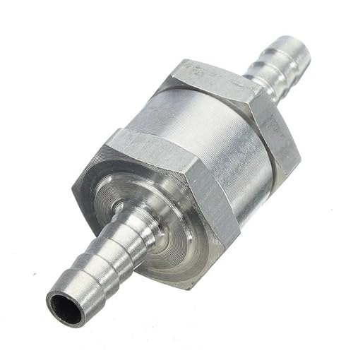 Vanne de contrôle du carburant 12mm en alliage d'aluminium argenté x4
