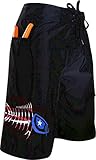Waterman 5 Pocket Board Shorts-Patriot-36