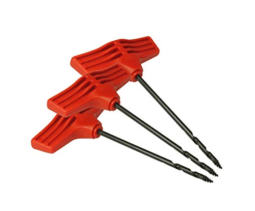 Linic UK Made Set of 3, 5mm Twist Gimlet Screw Awl Wood Boring Hole Making (W8050). Free UK Postage.