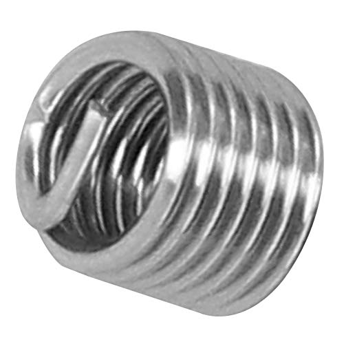Image of 100 PCS Thread Repair Insert M6 x 1 Helicoil Metric Thread Sleeves Stainless Steel Wire Thread Sheaths with Different Length to Choose for Thread Repair(9mm)