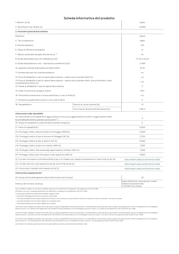 APPLE iPad Air M3 13'' Wi-Fi 256GB Grigio Siderale - 7