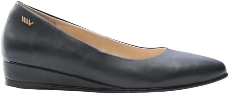 VISCATA Roma Womens Leather Flat, U-Cut Toe, Spain Handmade Casual Flat Comfortable Shoes with a Sturdy All Natural 1 Wedge. Made with Cushioned Leather Insole and Lined with Premium Leather