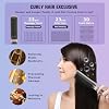 Hair Straightener Brush, Hair Straightener Comb Straightening Brush for Women,Straightening Comb for All Hair Types with Heating Teeth, 20s Fast Heating & with 5 Temps - Gifts for Women (1)