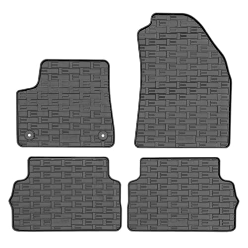 Alfombrillas de goma impermeables Citroën e-C3 2024 lavables de alta resistencia