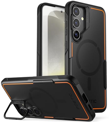 Coque Galaxy S24 antichoc Poetic avec support photo pour visionnage mains libres