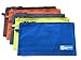 Tool Pouch Zipper Bag | 5 Pack Utility Bags | Heavy Duty 12.5-Inch Canvas with Durable Metal Zipper & Carabiner | Spacious Tool Storage Organizer Set by VonTimber