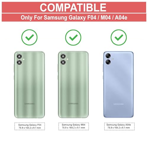 Image of Bintage CASE Mac Safe Design Hard Light Weight Back Case | Soft Border Camera Protect | Dual PU Leather Finish Back Cover Compatible for Samsung Galaxy F04 4G - White & Grey