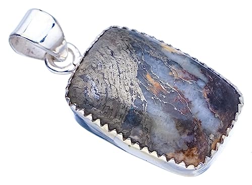 Pendentif Apache StarGems en argent 925 fait main de 3.18cm