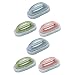 KALLORY 6pcs Cleaning Handle Brush Kitchen Scrub Brush Cookshop Wok Brush Bathroom Cleaner Sponge Cleaning Brush Dish Cleaner Bath Tub Cleaners Durable Cleaning Brush Toilet Pot Brush Pp