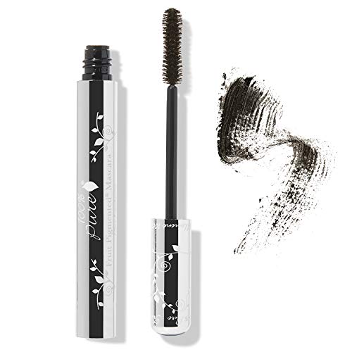 100% PURE Fruit Pigmented Ultra Lengthening Mascara, Dark Chocolate, 0.35oz, Brown Mascara for Natural Lash Extension, Long-lasting, Smudge-Proof, Clump-Free Lengthening - Brown