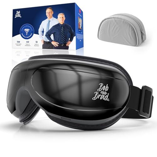 BOB AND BRAD Eye Massager, EyeOasis 2 Temple Massager with Heat, Smart Eye Mask Massage for Migraine with BT Music, Reduce Dry Eyes Improve Sleep, Christmas Birthday Gifts for Women Men Dad
