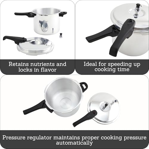 Imusa A417-80810 7 Quart Stovetop Aluminum Presure Cooker thumb #1