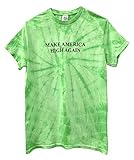 Era of Artists, LLC Make America High Again Lime Green Tie-Dye Graphic Unisex Tee