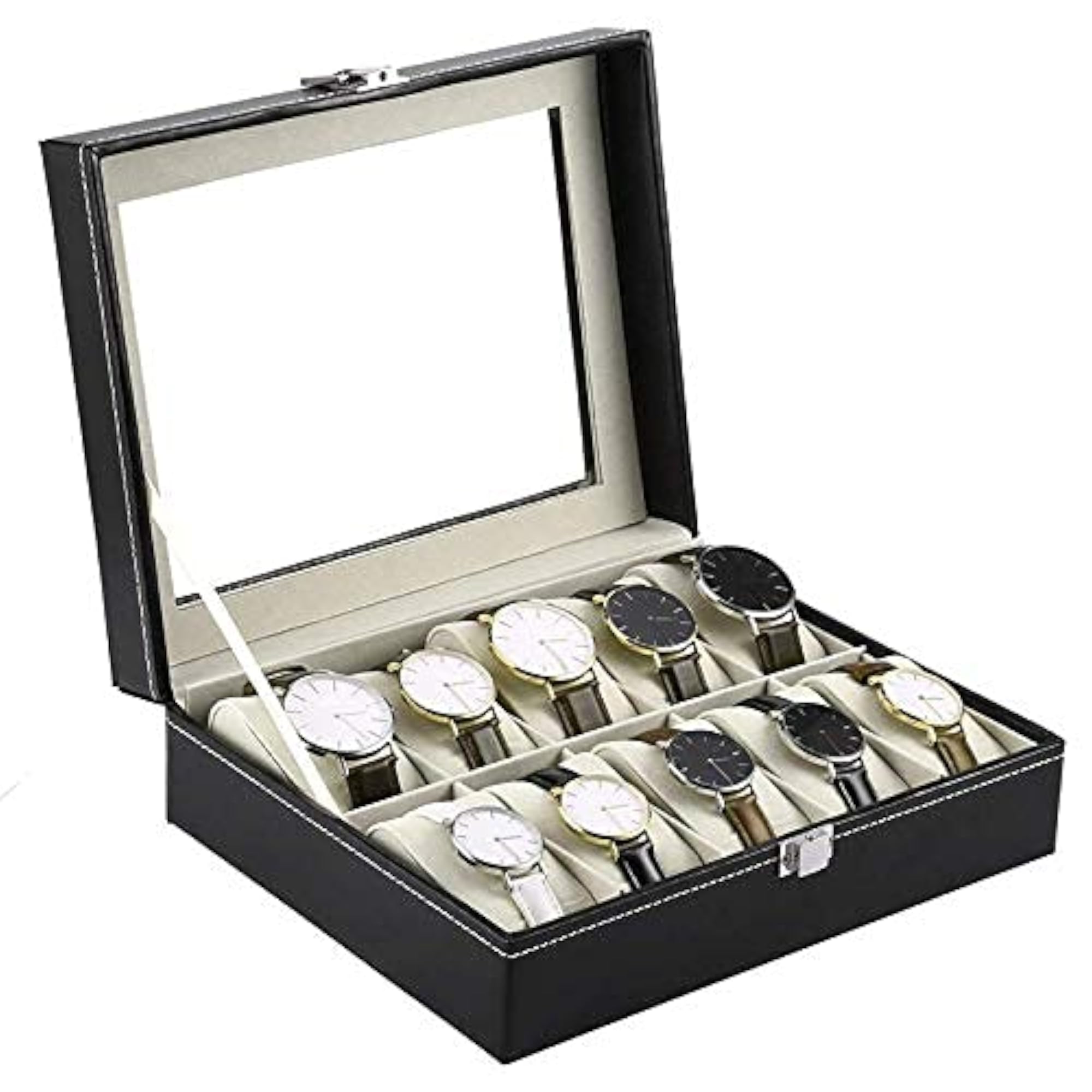 10 Slot Watch Storage Box Organizer Case