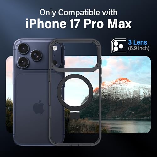 Coque iPhone 17 Pro Max antichoc antichoc et étui compatible MagSafe 6.9 - 7