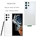 S22 Ultra Back Glass Replacement for Samsung Galaxy S22 Ultra 5G Rear Back Glass with Pre-Installed and Adhesive Camera Lens+Repair Tool Kits(Phantom White)
