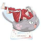 Sonsoke Hinata Shoyo Acrílico De Pie Juego Estatuilla Soporte Acrílico Soporte Modelo Colecciones Periférico Mesa Cosplay Decoración (Lev Haiba)