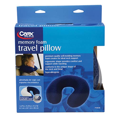 Almohada de viaje de espuma viscoelástica para cuello miniatura 3