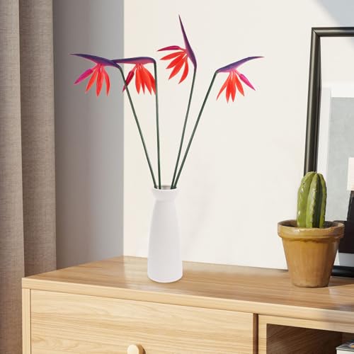 Flores artificiales decorativas de PU ramilletes para jarrones de salón y bodas 8