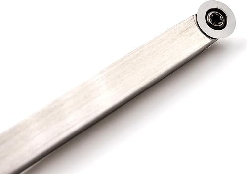 Miniatura 5 de Herramienta de torneado de madera, cincel de acabado de tamaño mini con insertos redondos Ci3 de 0.472 in para aficionados a la madera o bricolaje o