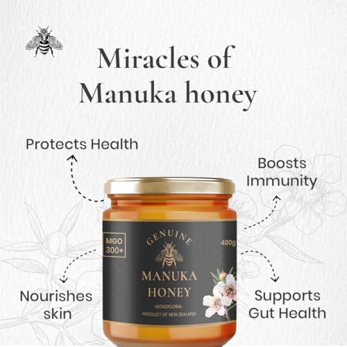 Image of Genuine Manuka Honey MGO 300+, 100% Natural, New Zealand (250g)