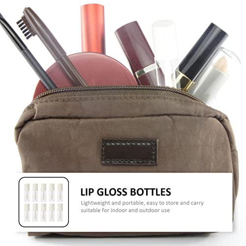 Lurrose 10Pcs Empty Lip Gloss Tubes 0.04Oz Refillable Lipstick Tubes with Leak-Proof Caps Lightweight Portable for Diy Lip Color Storage - Image 4