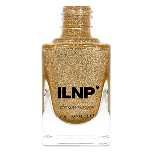 ILNP Happy Hour - Vibrant Gold Holographic Ultra Metallic Nail Polish