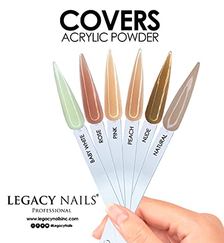 Legacy Nails Professional Cover Acrylic Powder, 1 Lb - Ideal For French Nail Art, Create Nail Art, Nail Extension That Provide A Healthy, Natural Look To Nails (Cover Nude) #TOP3