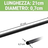 Zoom IMG-2 1000 cannucce cocktail compostabili nere Zoom IMG-2 1000 cannucce cocktail compostabili nere