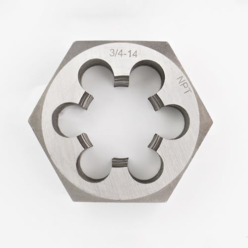 SEIWEI Carbon Steel Hex Rethreading Die Npt Pipe Die, 3/4-14NPT