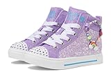 Skechers Girls Twinkle Sparks-Charm Bestie Sneaker, Lavender, 12 Little Kid