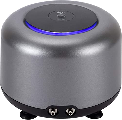 Aquarium Luftpumpe 2600mAh - Sehr Leise, Wiederaufladbar, 5-stufig Einstellbar Für Fische Und Angeln