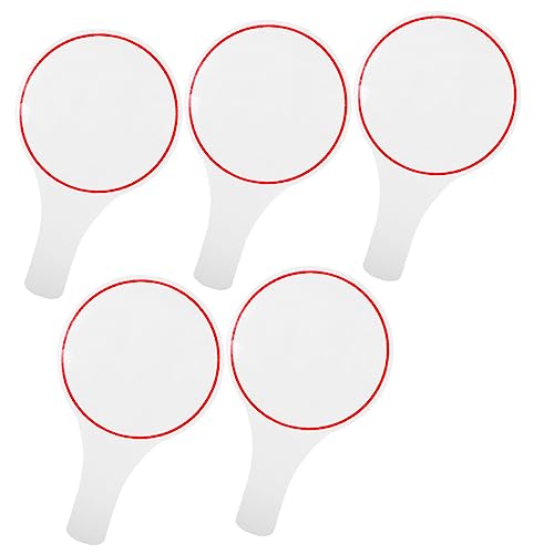 20 piezas pizarras blancas portátiles para puntuación miniatura 5